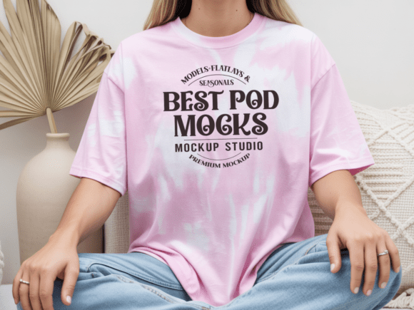 Download Color Blast 1745 Clay T-shirt Mockup - Premium Resources